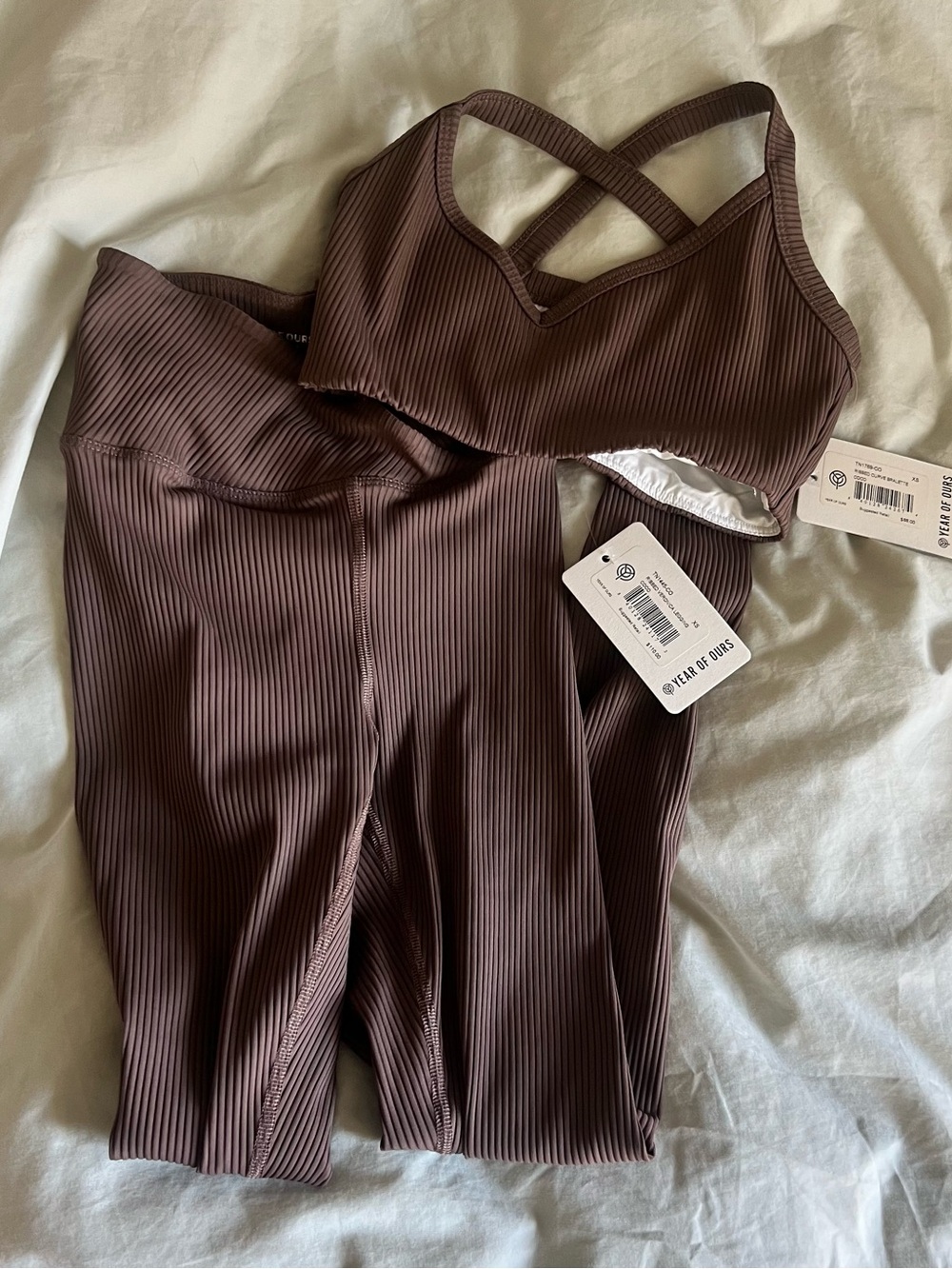 Year of Ours Ribbed Veronica Legging & Bra Coco